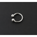 Fake Prince Albert Piercing – Sterling Silver Non-Piercing PA Ring for Men SilverBuds