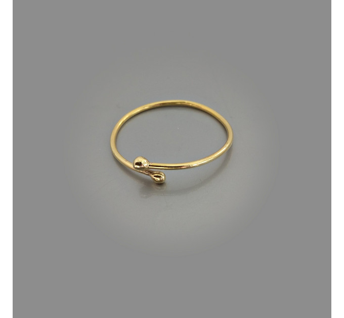Adjustable Brass Penis Ring – Handmade Men's Body Jewelry