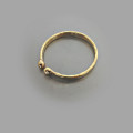 Handmade Hammered Brass Penis Ring – Adjustable Non-Piercing Jewelry for Men