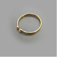 Handmade Hammered Brass Penis Ring