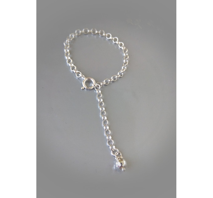 Silver Bead Penis Chain — Non-Piercing Sterling Silver Adjustable