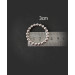 Magnetic Penis Ring with 5mm Beads – Adjustable Non-Piercing Male Jewelry
