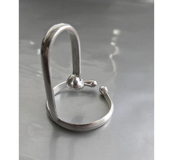 Faux Prince Albert Ring — Non-Piercing Sterling Silver Design