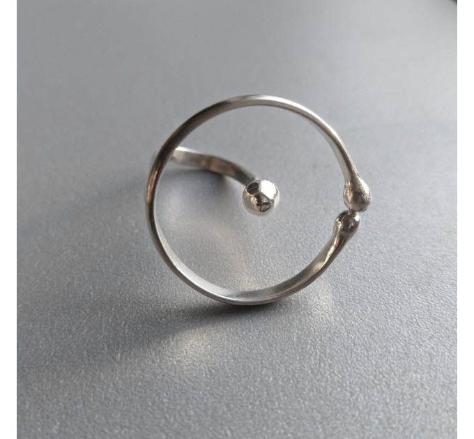 Faux Prince Albert Ring — Non-Piercing Sterling Silver Design