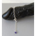 Amethyst Penis Chain — Non-Piercing Sterling Silver Adjustable SilverBuds