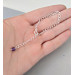 Amethyst Penis Chain — Non-Piercing Sterling Silver Adjustable SilverBuds