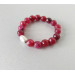 Agate Beaded Penis Ring with Sterling Silver Bead – Stretch Intimate Jewelry for Men