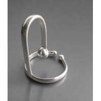 Faux Prince Albert Ring | Non-Piercing Sterling Silver Jewelry SilverBuds