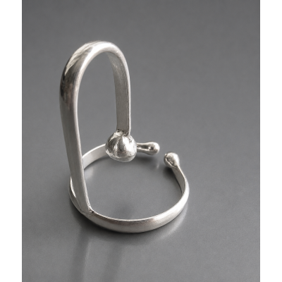 Faux Prince Albert Ring | Non-Piercing Sterling Silver Jewelry SilverBuds Faux Prince Albert Ring | Non-Piercing Sterling Silver Jewelry SilverBuds