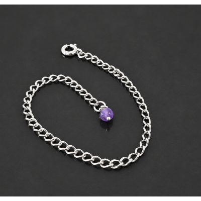 Amethyst Penis Chain — Non-Piercing Sterling Silver Adjustable Amethyst Penis Chain — Non-Piercing Sterling Silver Adjustable