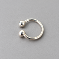 Fake Prince Albert Piercing – Sterling Silver Non-Piercing PA Ring for Men SilverBuds