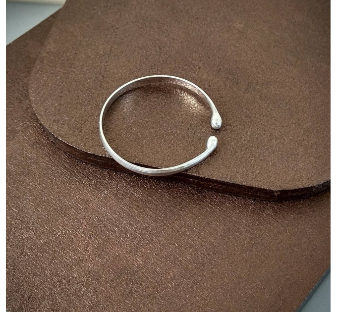 Handmade Sterling Silver Penis Ring – Adjustable 3 cm Non-Piercing Intimate Jewelry for Men
