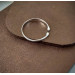 Handmade Sterling Silver Penis Ring – Adjustable 3 cm Non-Piercing Intimate Jewelry for Men