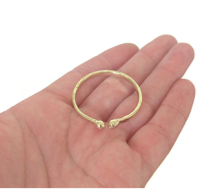 Adjustable Brass Penis Ring – Handmade Men's Body Jewelry