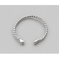 SilverBuds -Twisted Rope Sterling Silver Penis Ring