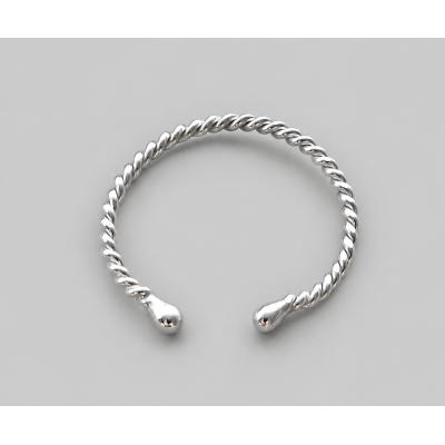 SilverBuds -Twisted Rope Sterling Silver Penis Ring