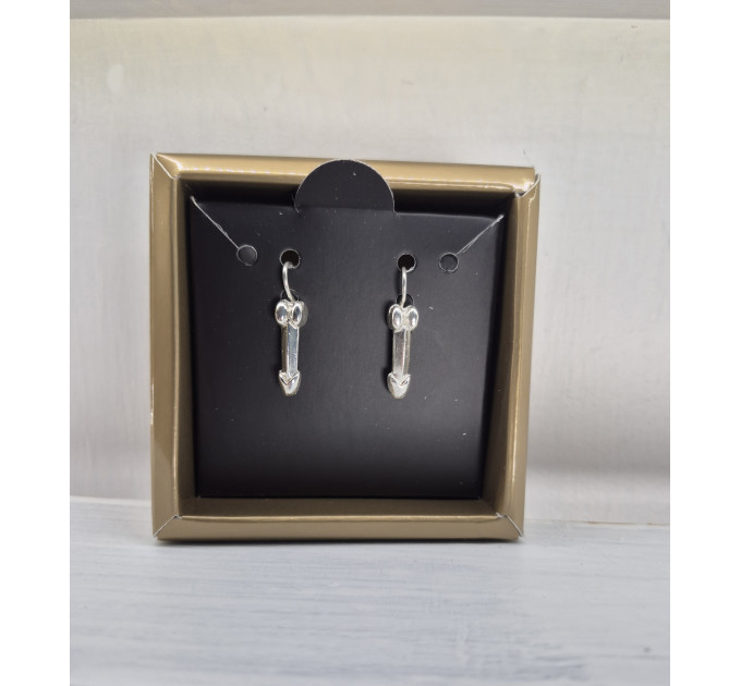 Handmade Silver 925 Penis Shape Earrings