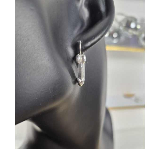 Handmade Silver 925 Penis Shape Earrings