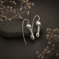 Handmade Silver 925 Penis Shape Earrings