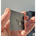 Heart Lip Cuff – Handmade Sterling Silver Fake Lip Ring with Open Heart Charm, No Piercing