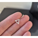 Triangle Lip Cuff – Handmade Sterling Silver Fake Lip Ring, No Piercing Needed