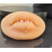 Handmade Silver Fake Lip Ring No Piercing