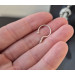 Handmade Silver Fake Lip Ring No Piercing