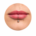 Ball Lip Cuff – Handmade Sterling Silver Fake Lip Ring, No Piercing Needed