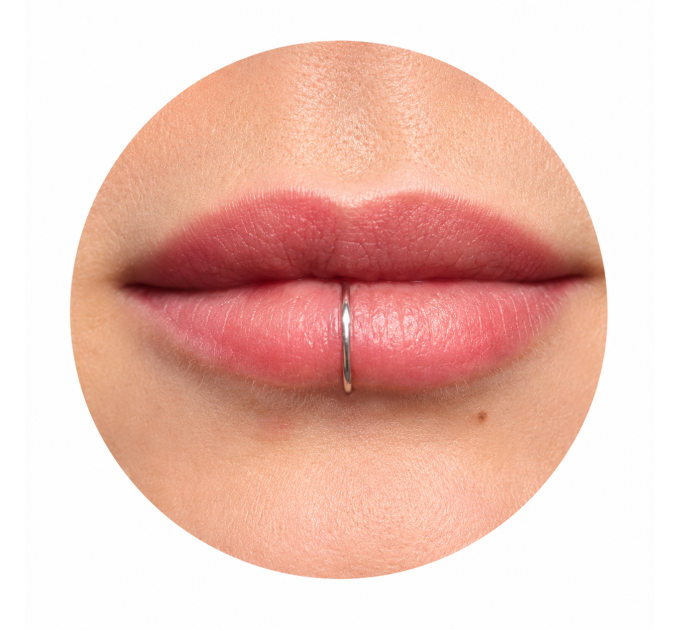 Handmade Sterling Silver Fake Lip Ring