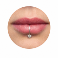 Handmade Silver Fake Lip Ring No Piercing