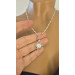Handmade Sterling Silver Sun Pendant with 45cm Chain