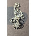 Handmade Sterling Silver Sun Pendant with 45cm Chain