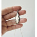 Oxidized Silver Yoni Pendant — Sacred Feminine Symbol Necklace