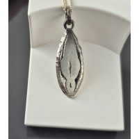 Silver yoni pendant - Handmade out of Fine Silver Vagina Necklace