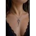 Sterling Silver Fertilization Pendant | Conceptual Egg Cell Necklace – SilverBuds