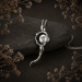 Sterling Silver Fertilization Pendant | Conceptual Egg Cell Necklace – SilverBuds