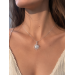 Handmade Sterling Silver Sun Pendant with 45cm Chain