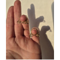 Handmade Brass Non-Piercing Nipple Rings with Swirl Loops (Pair)