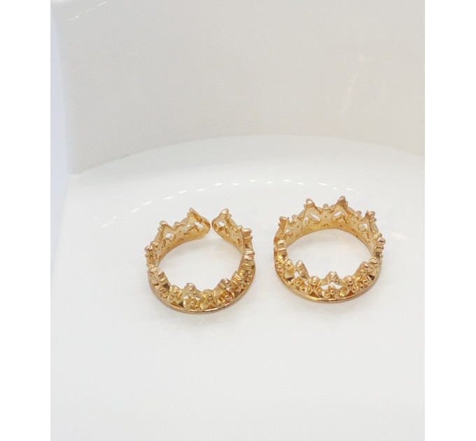Fake Piercing 14 Karat  gold plated over 925 Solid Sterling Silver fake nipple clamps erotic sexy adult intimate accessories