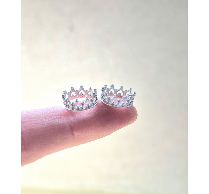 Crown Nipple Ring — Non-Piercing & Adjustable Sterling Silver
