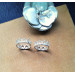 Non piercing nipple jewelry - Silver Nipple Rings Сrown Non Piercing adjustable Nipple Ring SilverBuds