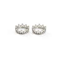 Crown Nipple Ring — Non-Piercing Adjustable Silver Fake Nipple Ring