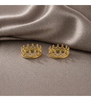 Brass Crown Fake Nipple Rings (Handmade)