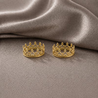 Brass Crown Fake Nipple Rings (Handmade)