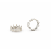 Non piercing nipple jewelry - Silver Nipple Rings Сrown Non Piercing adjustable Nipple Ring