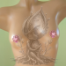 Pink  Flower Nipple Rings, non Piercing Nipple shield, Sexy Nipple Clamps, intimate Jewelry adult bdsm sex toys