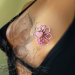 Pink  Flower Nipple Rings, non Piercing Nipple shield, Sexy Nipple Clamps, intimate Jewelry adult bdsm sex toys