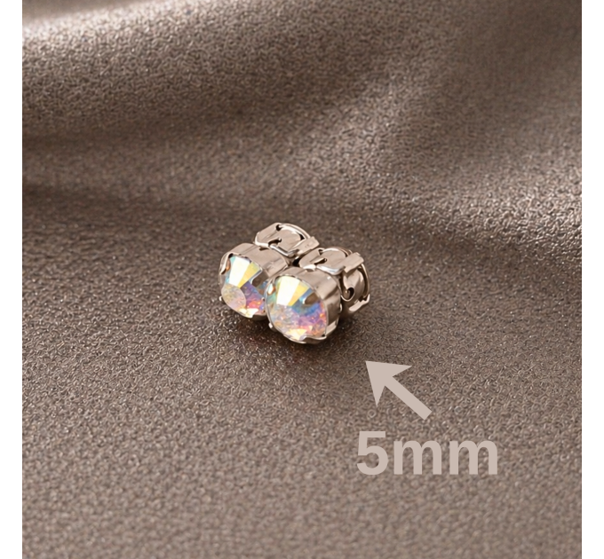 Magnetic Fake Nipple Rings Set of 10 Pairs | Rainbow Crystal Value Bundle – SilverBuds