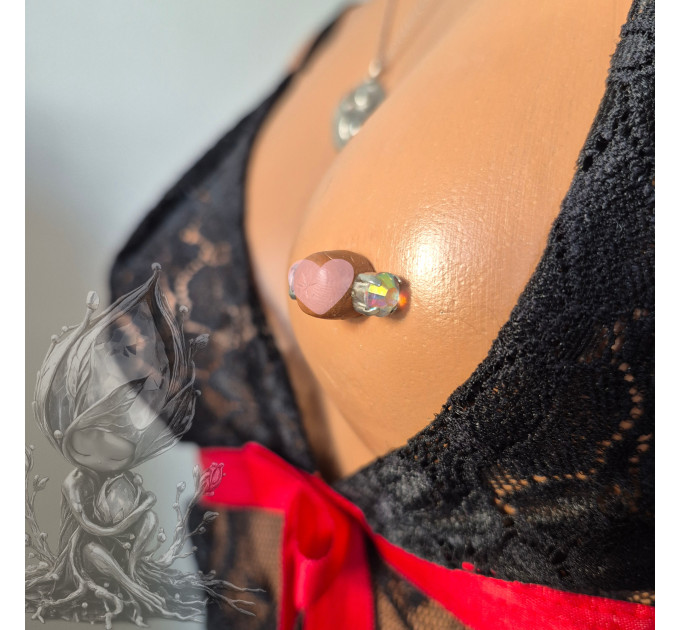 Magnetic Fake Nipple Rings Set of 10 Pairs | Rainbow Crystal Value Bundle – SilverBuds