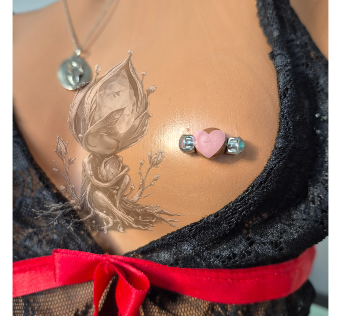 Magnetic Fake Nipple Rings Set of 10 Pairs | Rainbow Crystal Value Bundle – SilverBuds